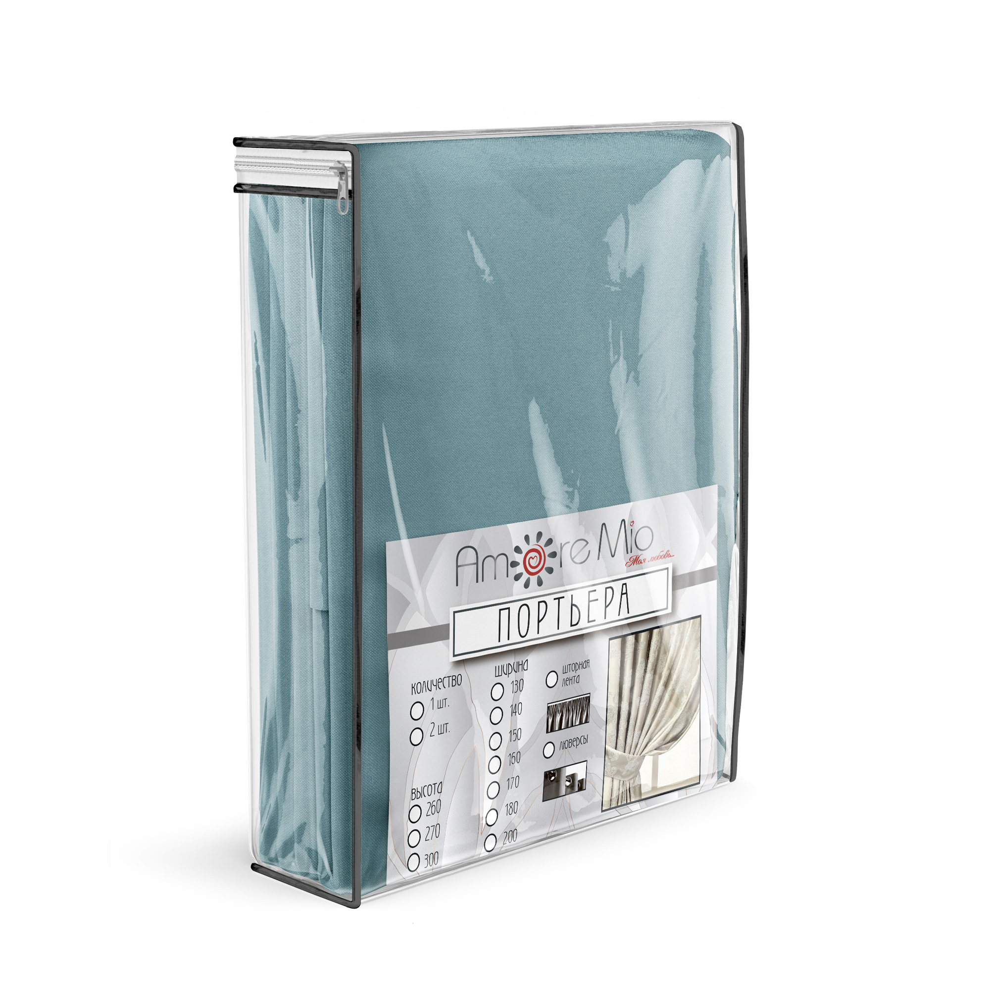 картинка Штора Amore Mio RR 4875-156 2,0*2,9*1 тиффани 