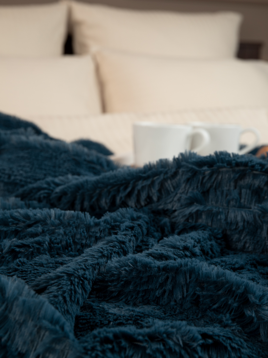 картинка Плед Buenas Noches искусст мех TF F072BL5 1622 ДВ 19-4126 