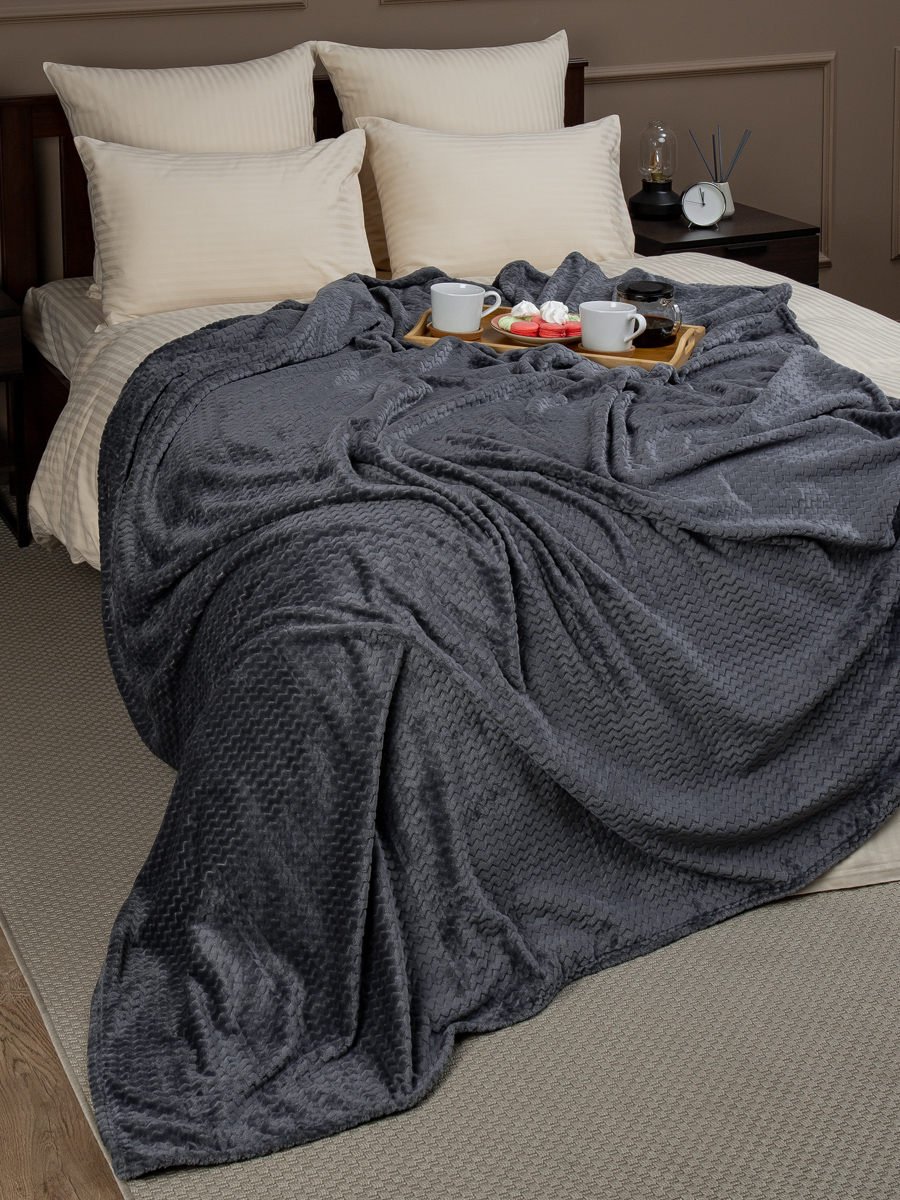 картинка Плед Texrepublic TF FNJ DKGY3 042/1520 s-змейка NC 