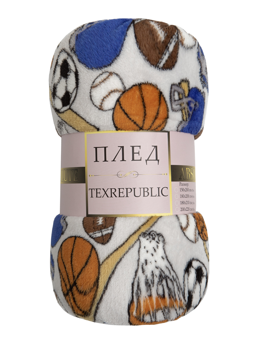 картинка Плед Texrepublic TF FN F147 b1520 Спорт мячи 