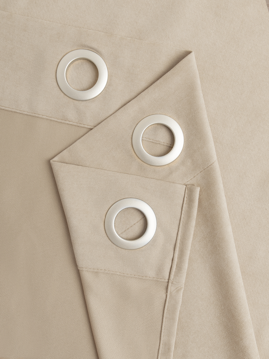 картинка Штора Amore Mio RR 1403-96 2,0*2,7*1 песочный люверсы 