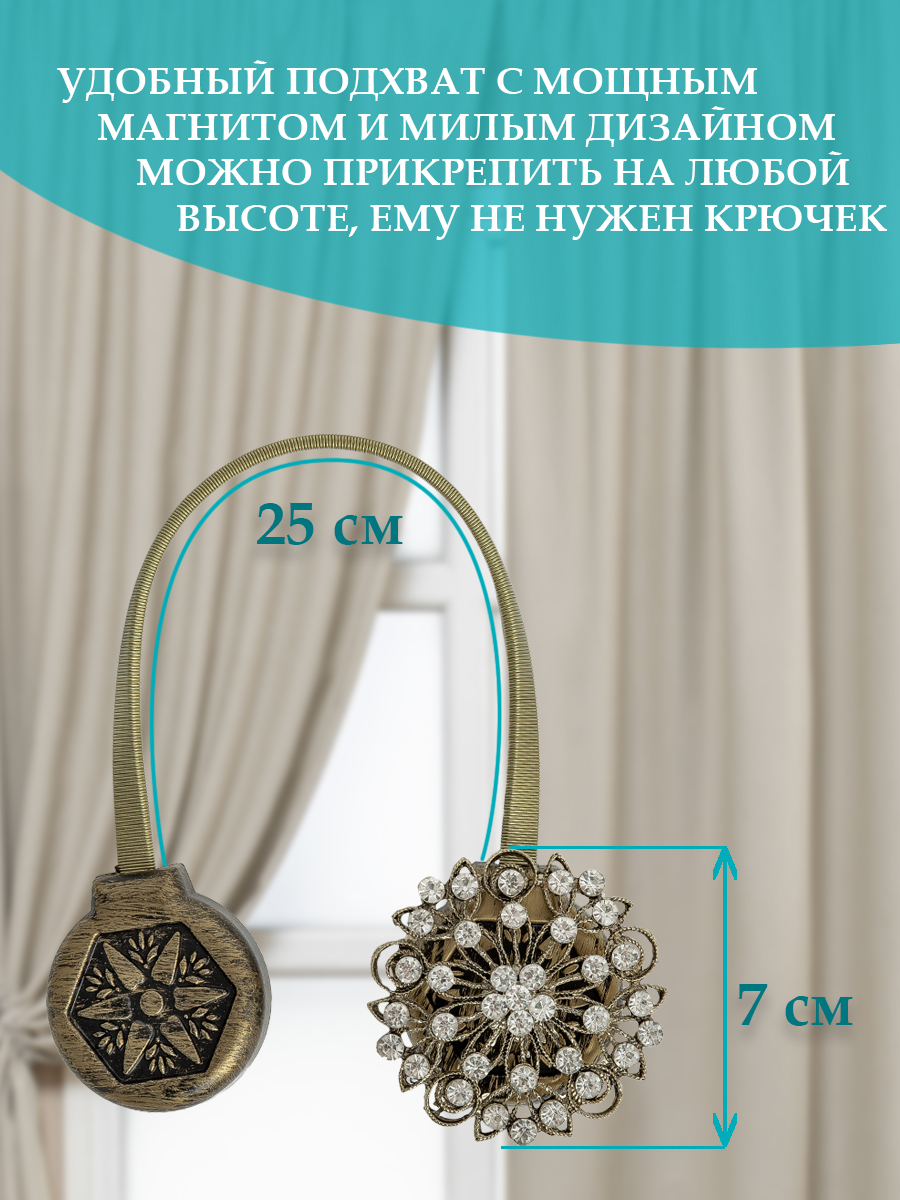 картинка Магнит Ajur MI T65-st gld rezinka 30 cm 