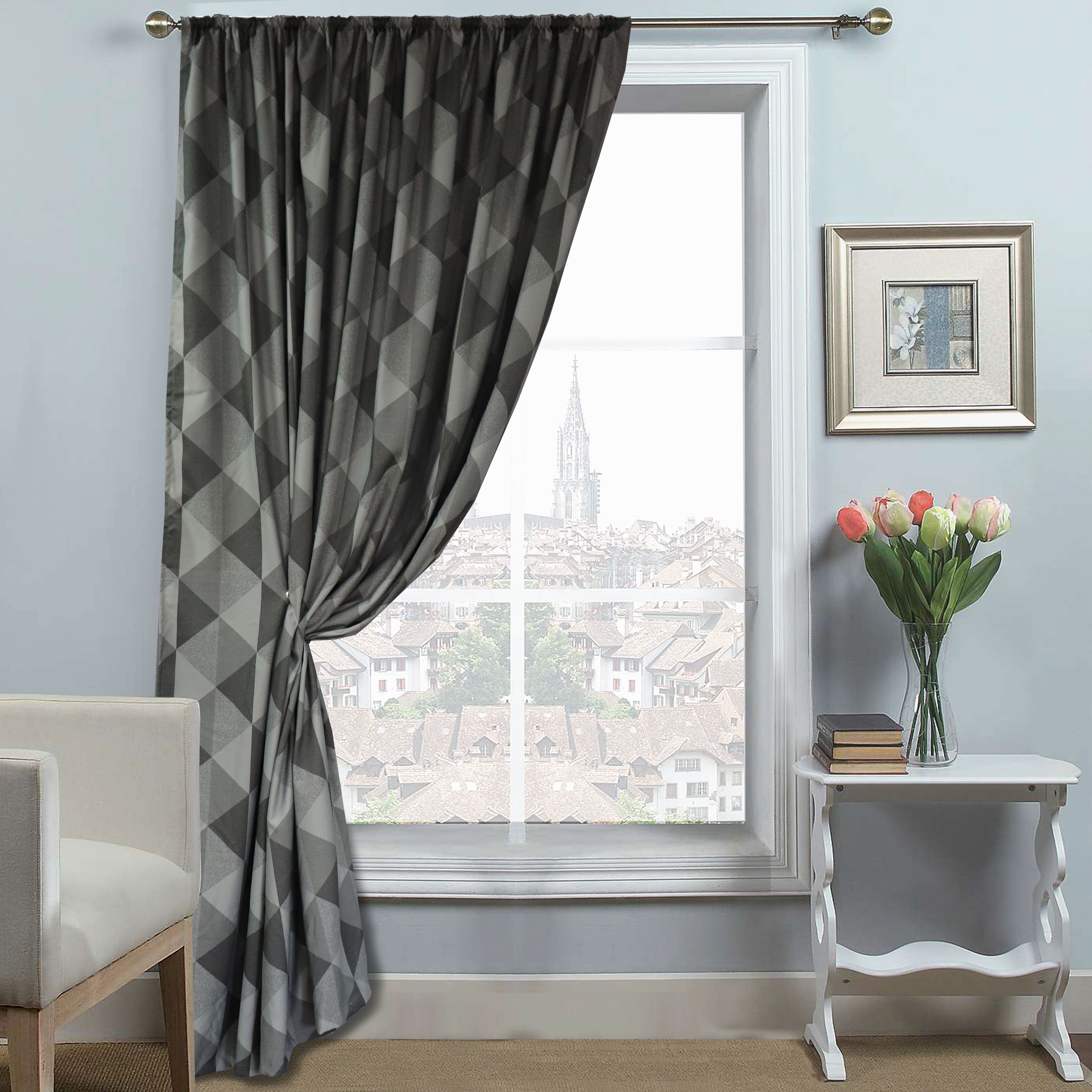 картинка Штора Amore Mio RR Zeli62-02-2027G 2,0*2,7*1 серый 