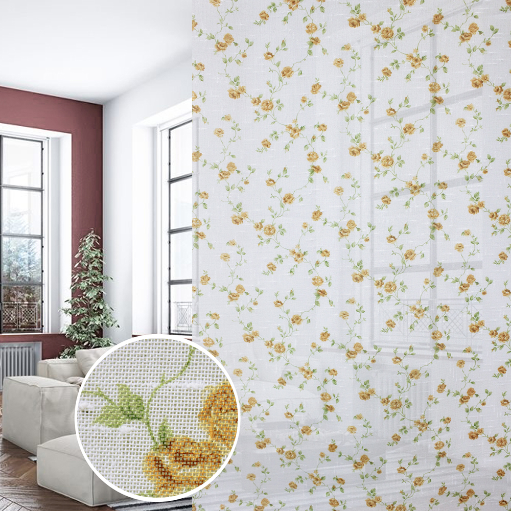 картинка Штора Amore Mio RR PDX1942A-04 ut 3,0*2,7*1 желтый 