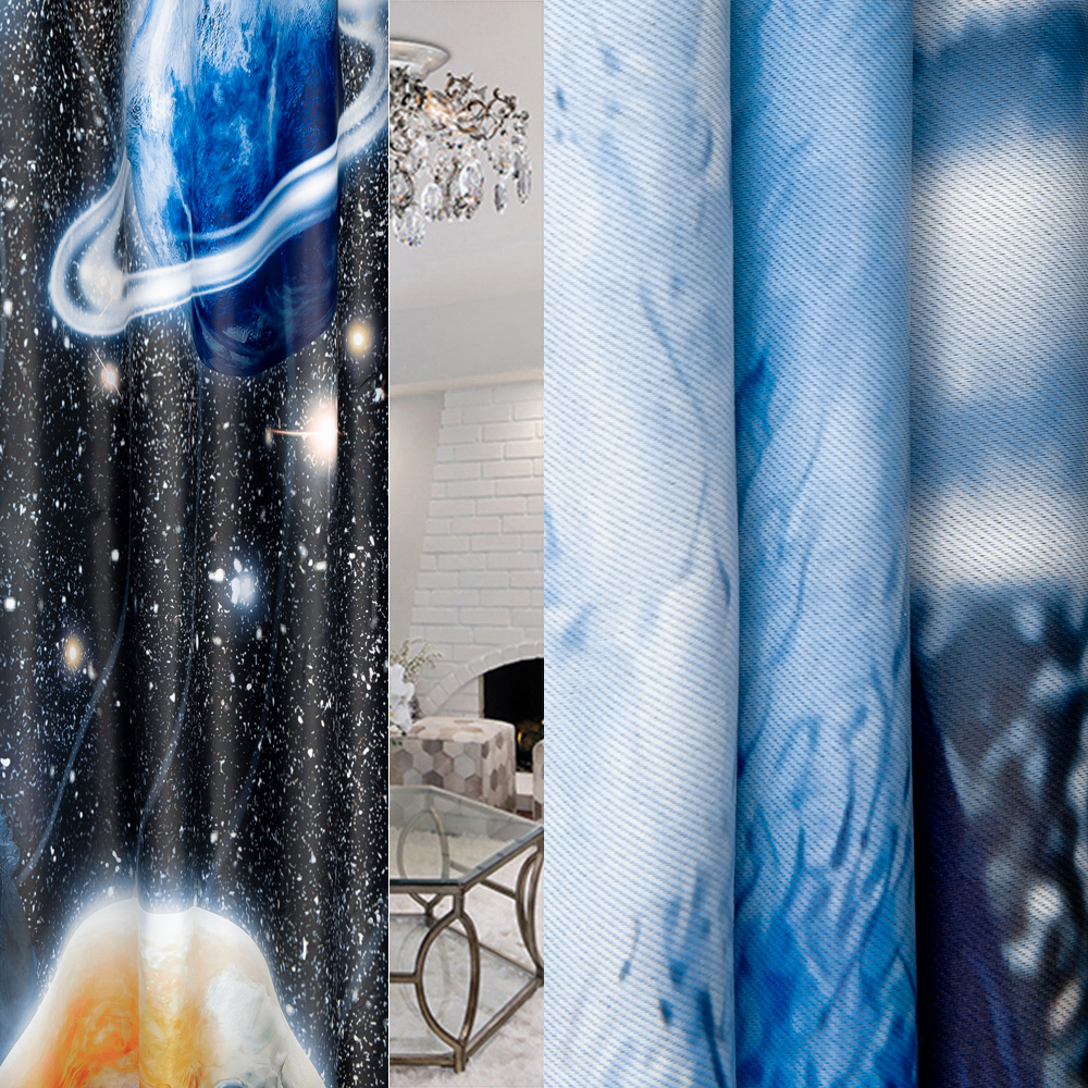 картинка Портьера Texrepublic EL 4227-01/300 BL Pech 