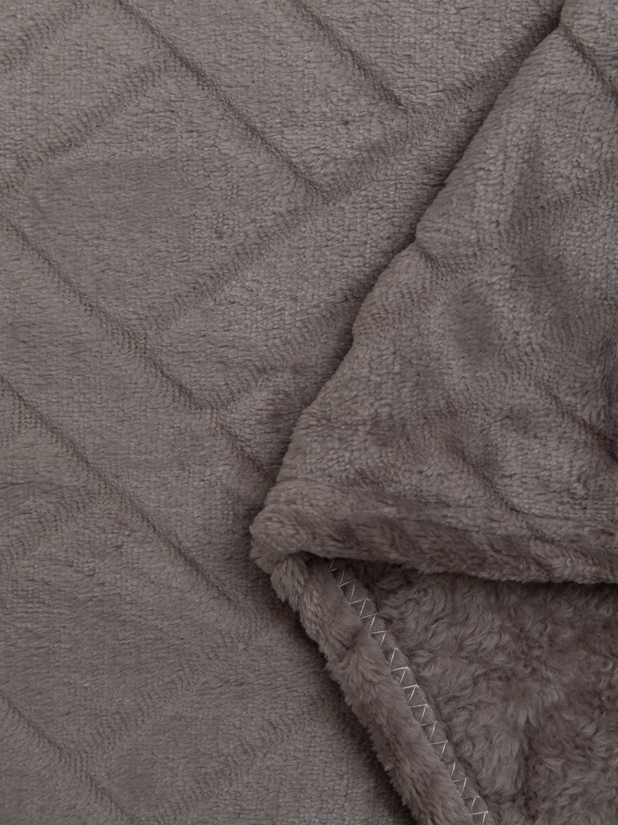 картинка Плед Texrepublic TF FNC GY 1520 16-3802 w-плетёнка 16-3802 