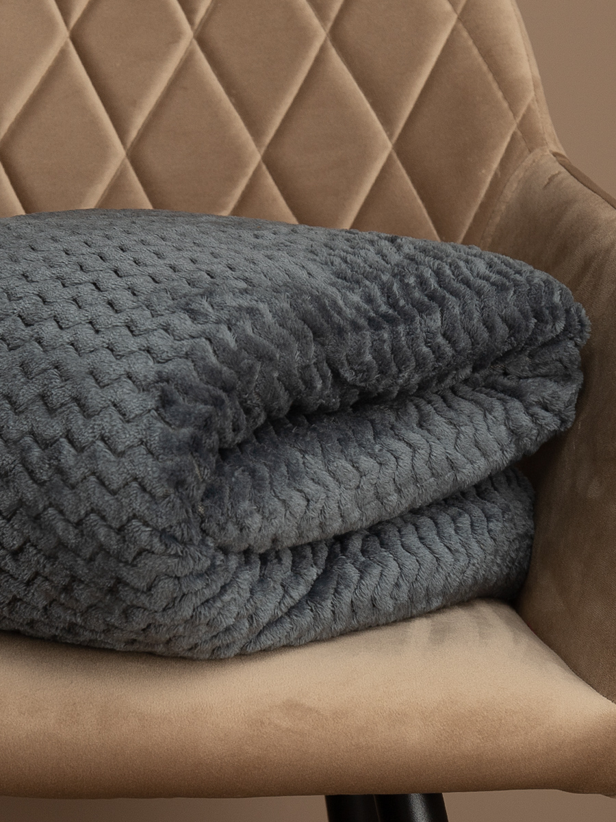 картинка Плед Texrepublic TF FNJ DKGY1 1520 s-змейка 