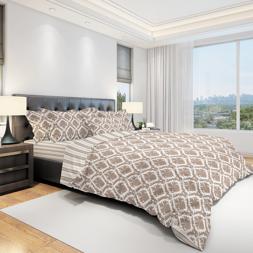 картинка Постельное бельё Amore Mio URG QR Damask BE EURO B 