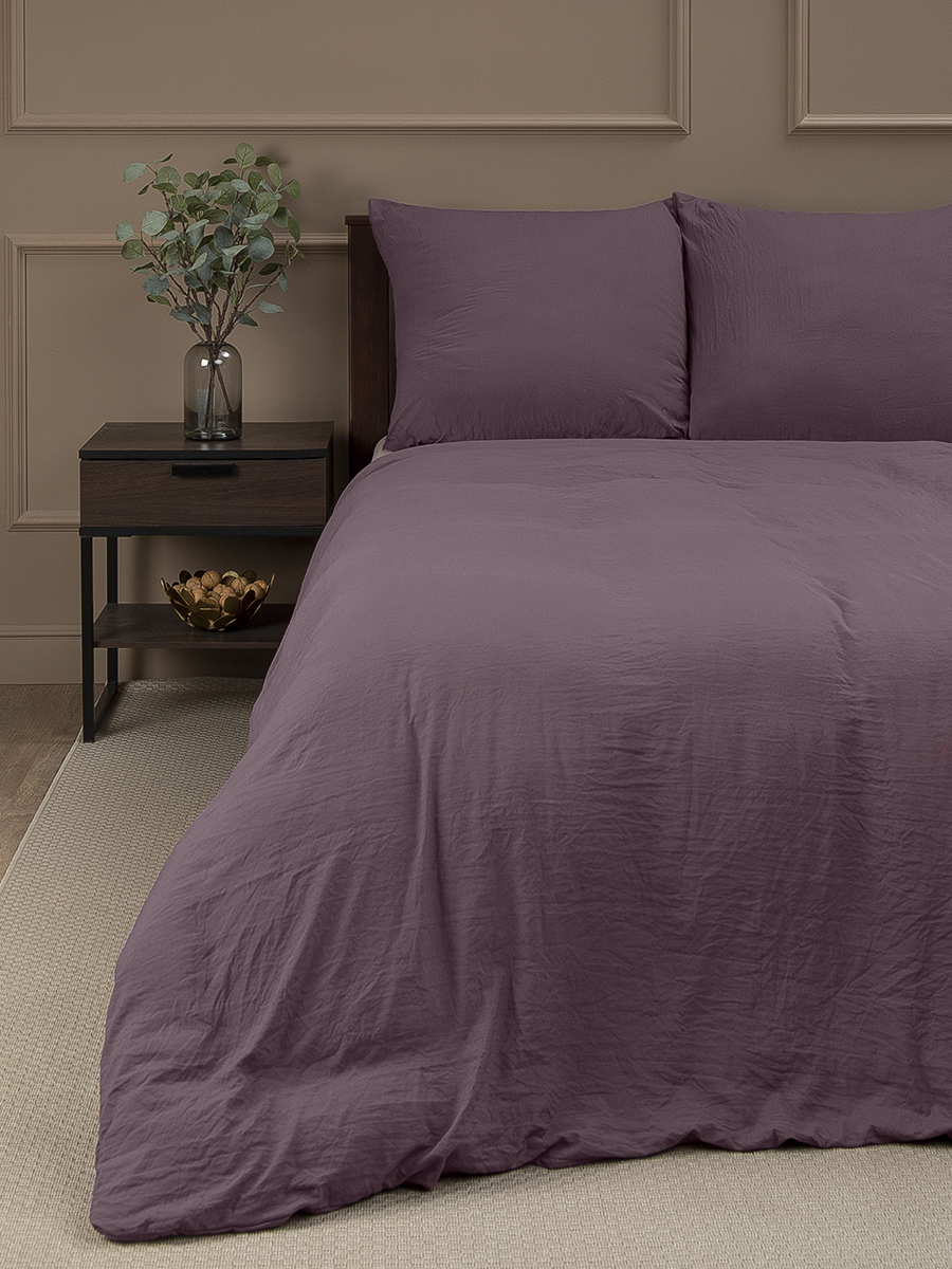 картинка Постельное бельё Amore Mio BZ QR Обсидиан EURO Mg 