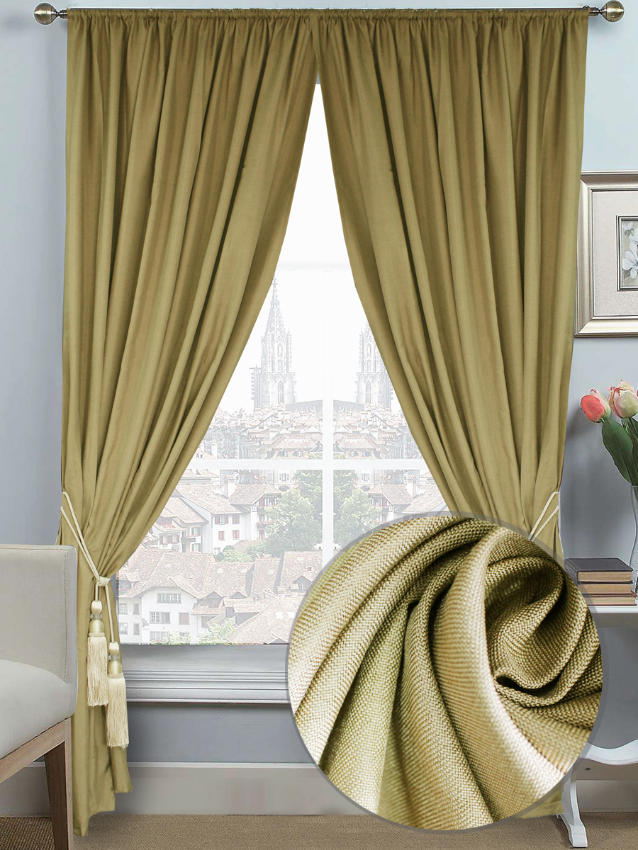 картинка Штора Amore Mio RR 8152-23 2,0*2,7*1 зеленый 