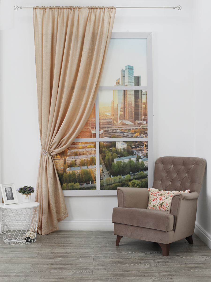 картинка Штора Amore Mio RR 32003-104 2,0*2,7*1 бежевый 