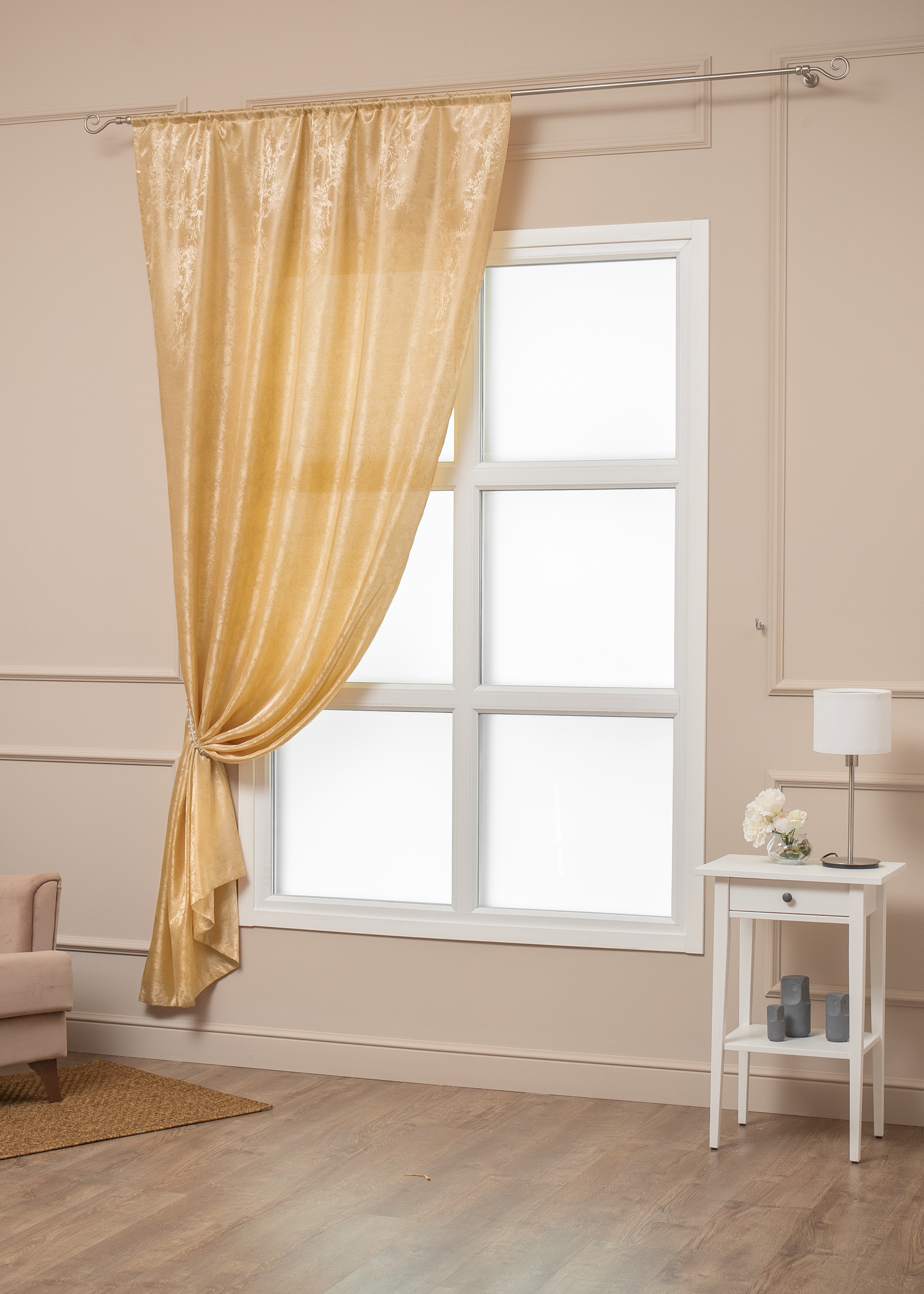 картинка Штора Amore Mio RR L253-67 1,4*2,6*1 бежевый 