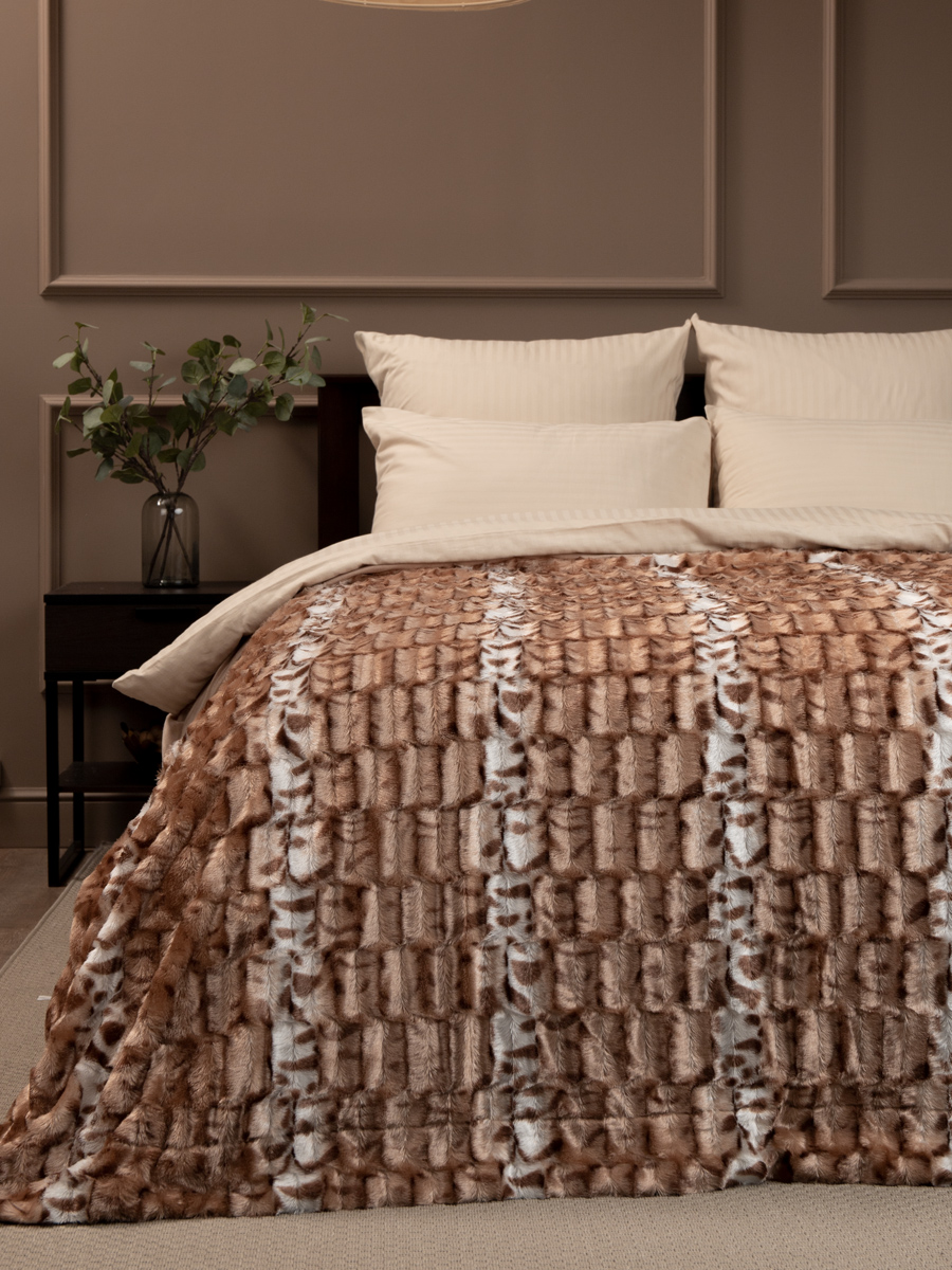 картинка Плед Buenas Noches искусст мех TF F070BE8(2) 2224 Норка светлая 