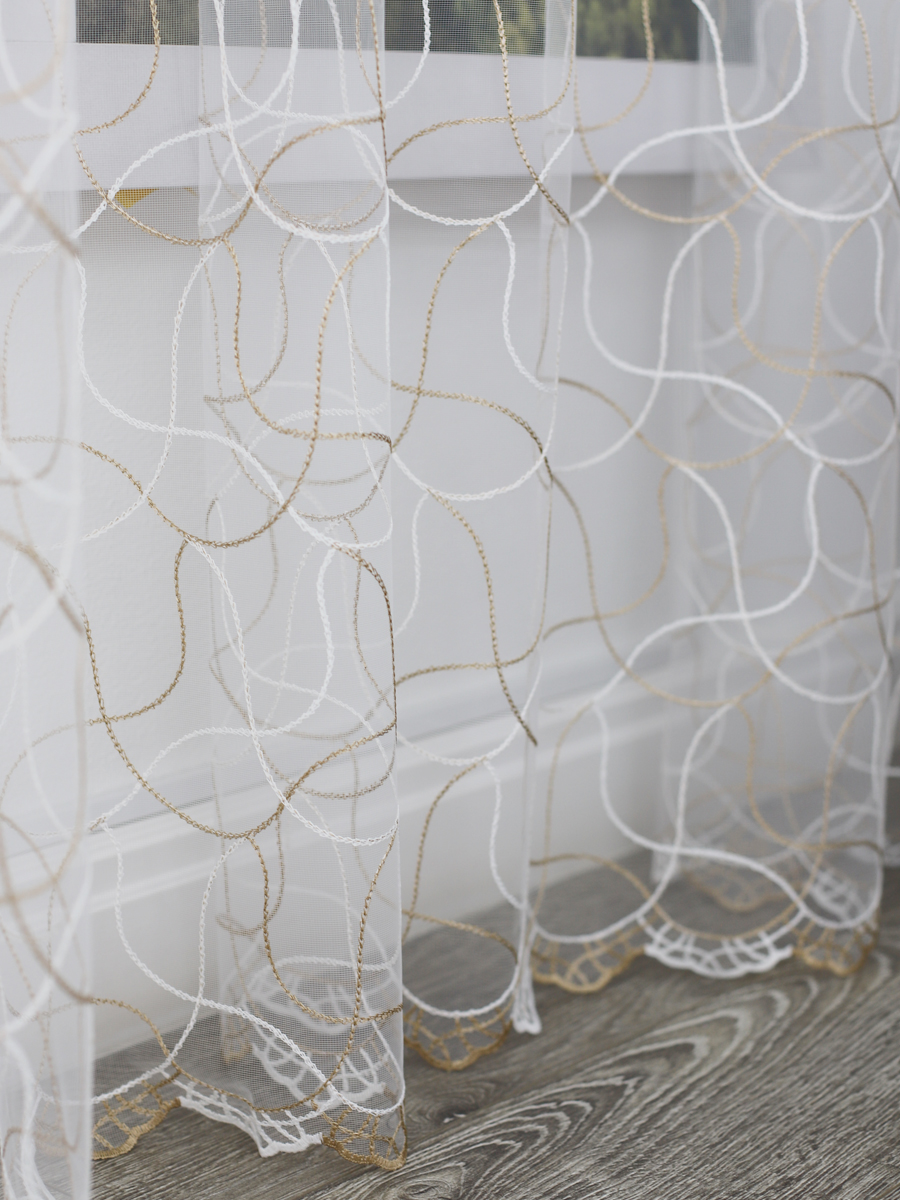 картинка Штора Amore Mio RR 12137-2386 3,0*2,7*1 золотой 