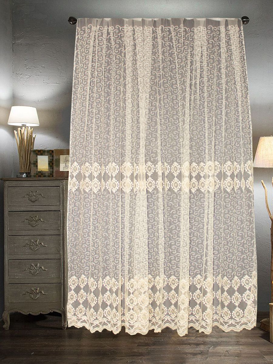 картинка Штора Amore Mio RR 913027-4786 3,0*2,7*1 бежевый 