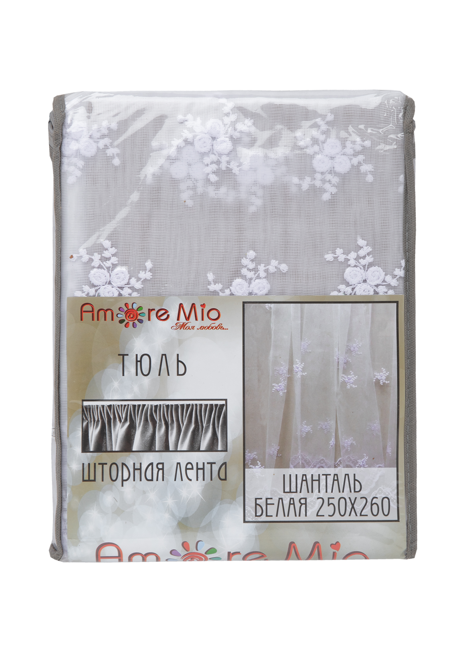 картинка Штора Amore Mio RR 4PL 46946-w 2,5*2,6*1 белый 