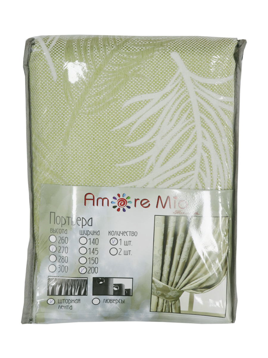 картинка Штора Amore Mio RR Gate42-02-5042C 2,0*2,7*1 салатовый 