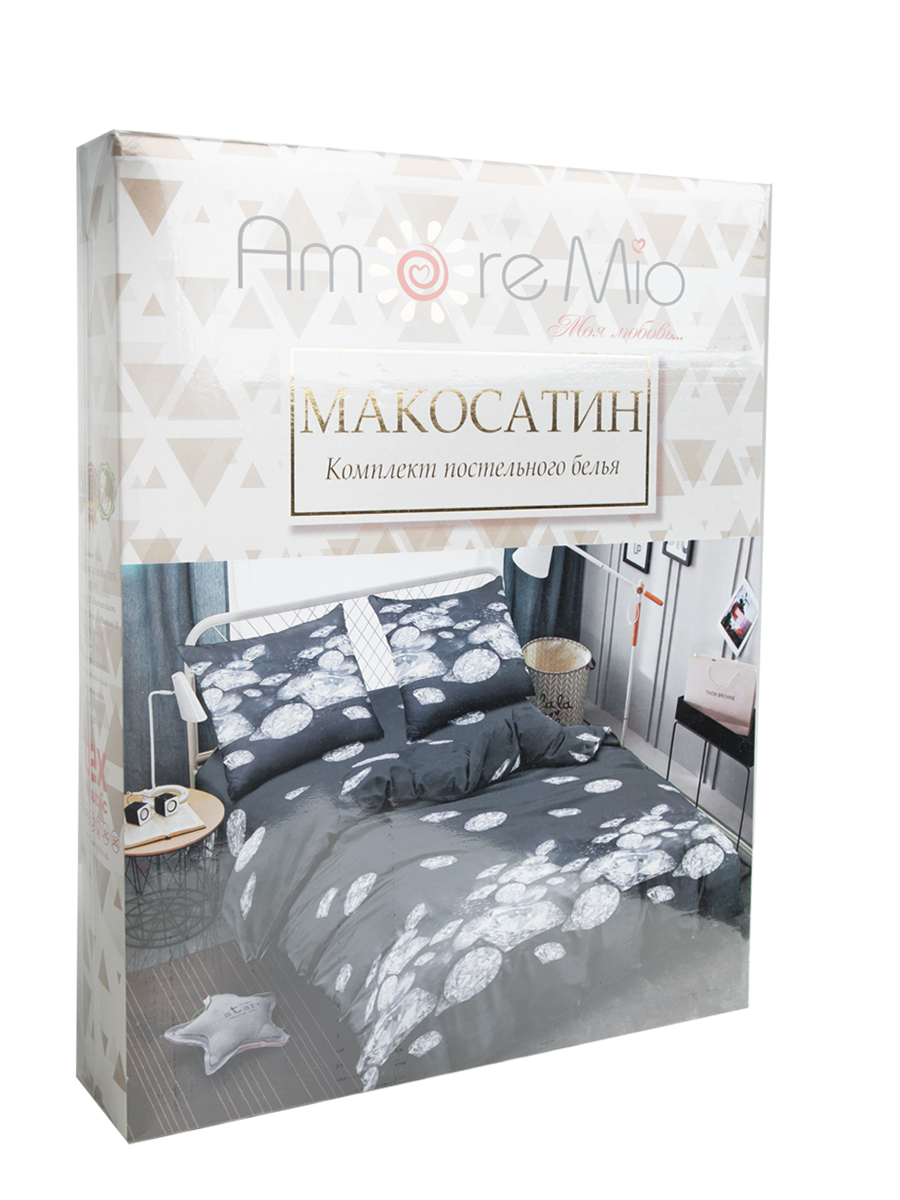 картинка Постельное бельё Amore Mio BZ QR Black DOUBLE M 