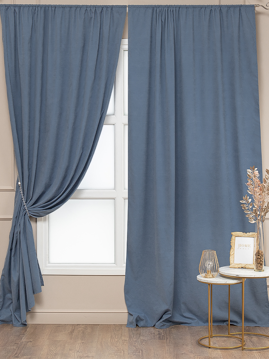 картинка Штора Amore Mio RR 6ML 3872-114 1,5*2,7*2 синий 