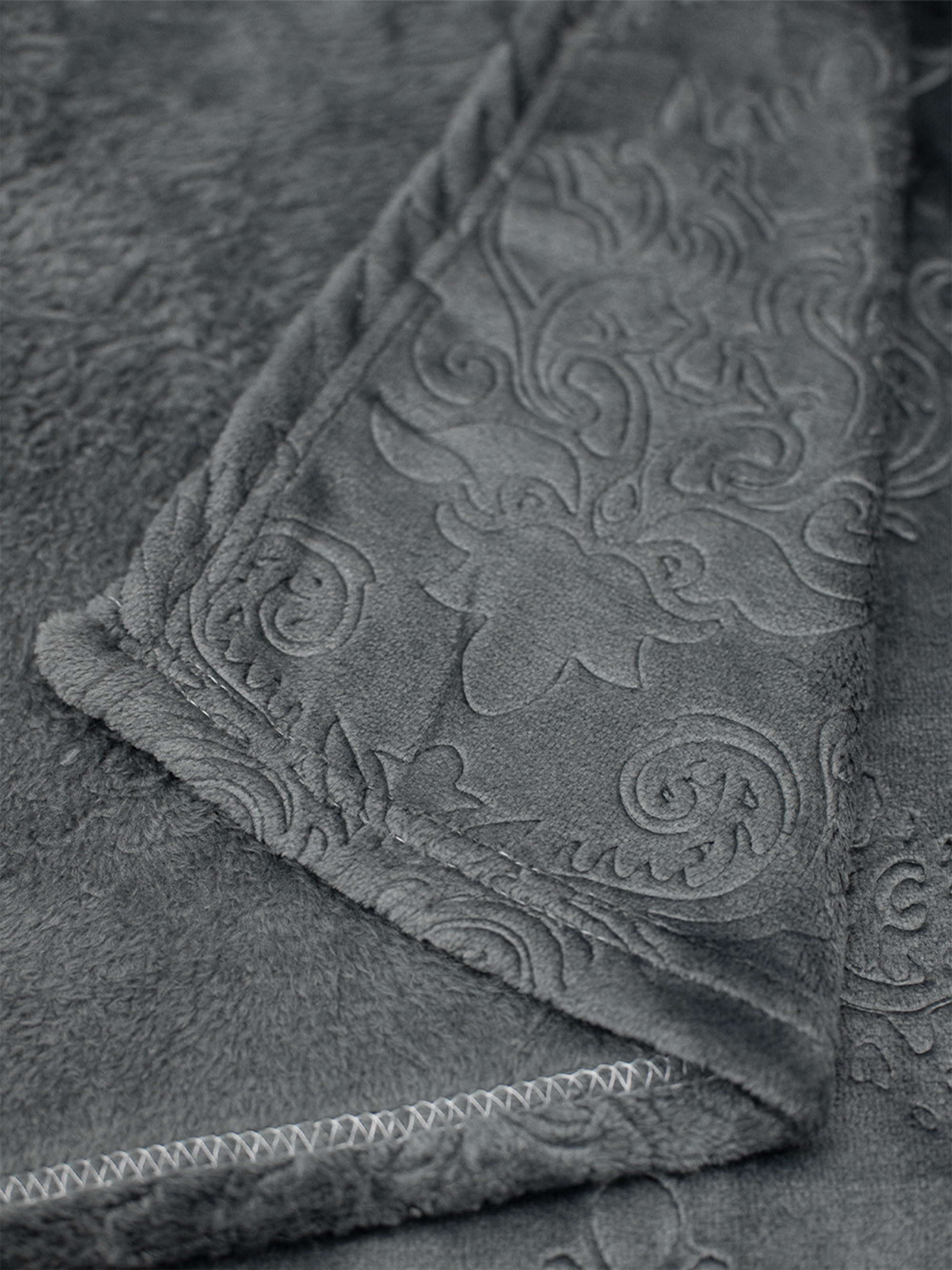 картинка Плед Texrepublic TF FNE DKGY1 2022 d-дамаск 19-3910 