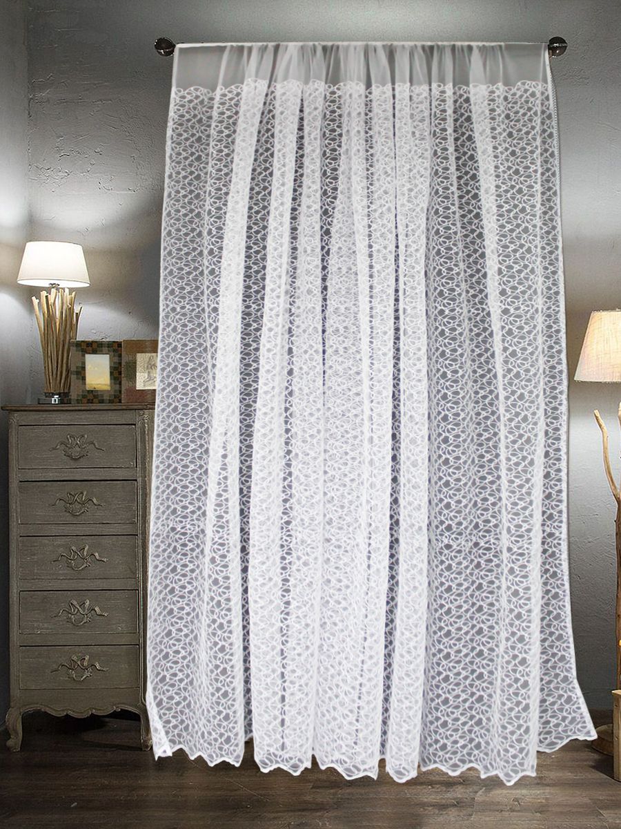 картинка Штора Amore Mio RR 913096-w 3,0*2,7*1 белый 