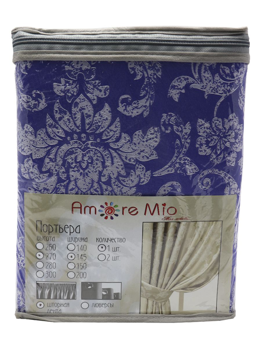 картинка Штора Amore Mio RR H235-65 1,4*2,7*1 синий 