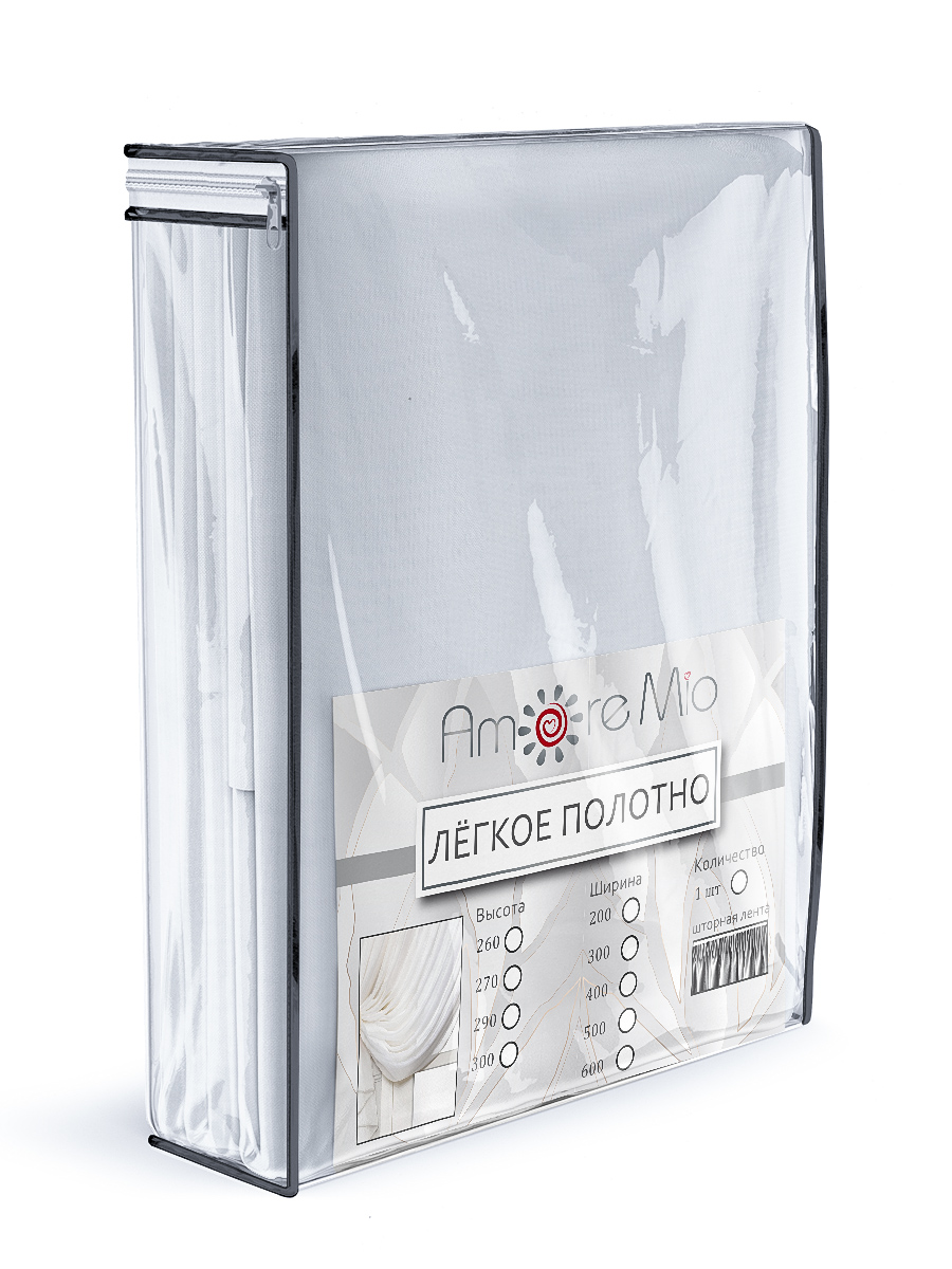 картинка Штора Amore Mio RR 4PL lux-01-001 3,0*2,7*1 белый nc 