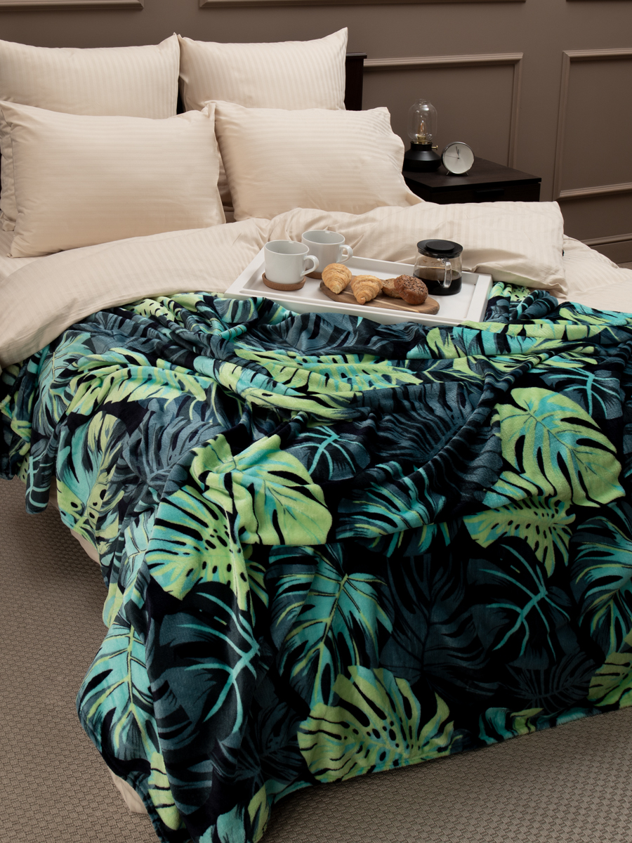 картинка Плед Texrepublic TF FN F123 a1520 Монстера 