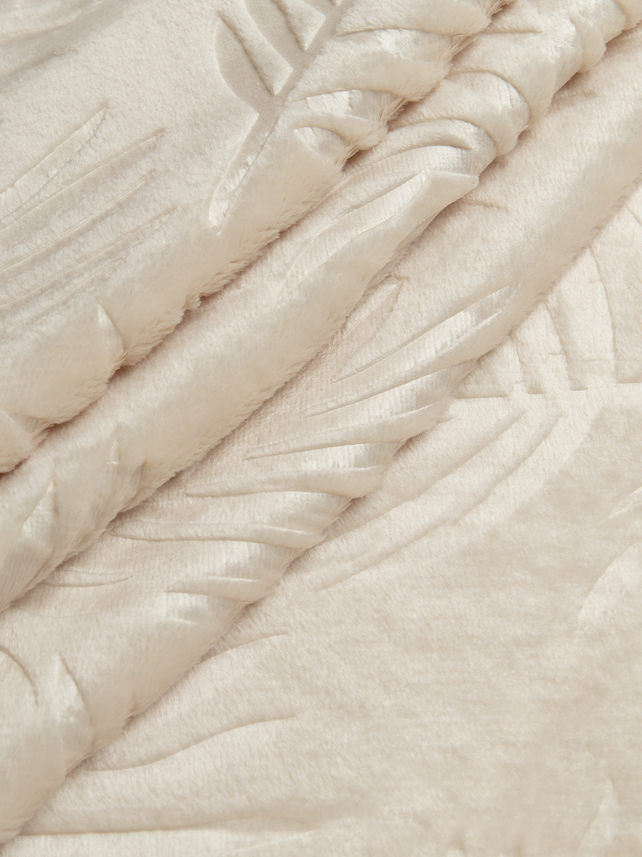 картинка Плед Texrepublic TF FNE CR2 003/1520 l-листья NC 