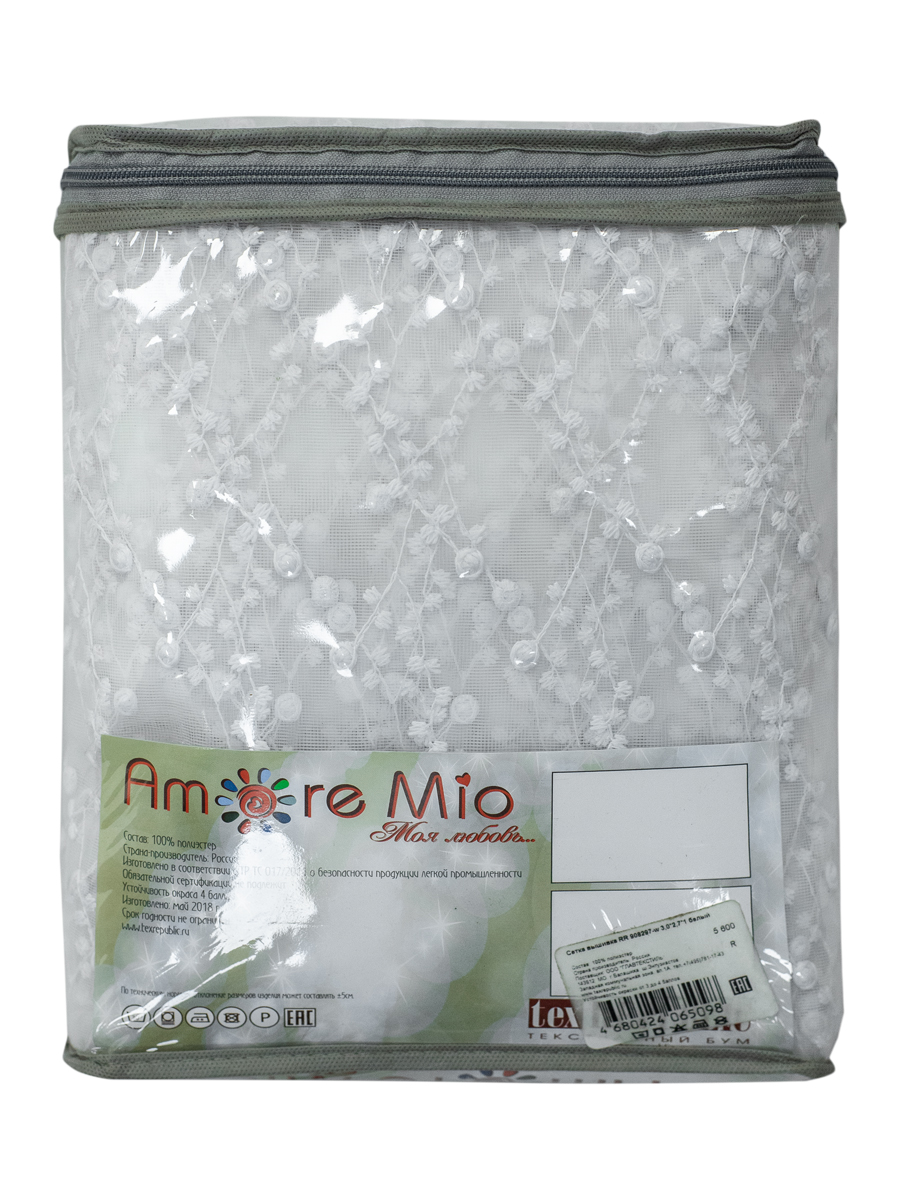 картинка Штора Amore Mio RR 908297-w 3,0*2,7*1 белый 