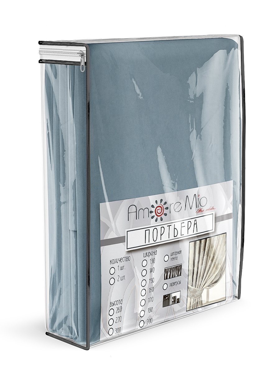 картинка Штора Amore Mio RR 6ML 3872-116 1,5*2,7*2 ментоловый 