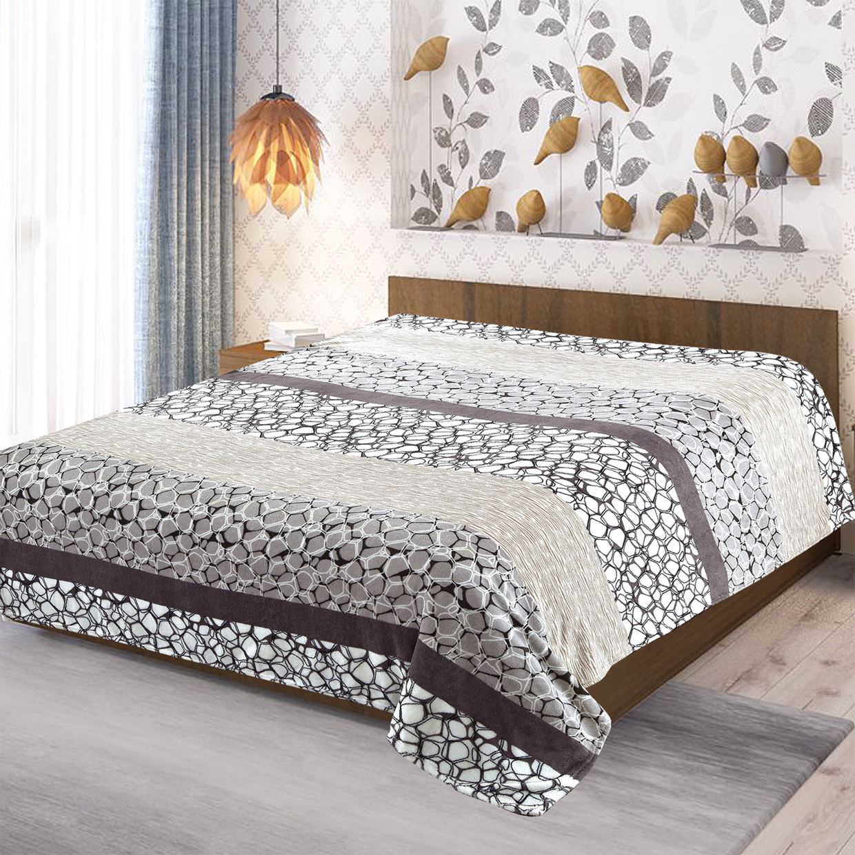 картинка Плед Texrepublic TF FN F14 a1821 Камешки с полоской 