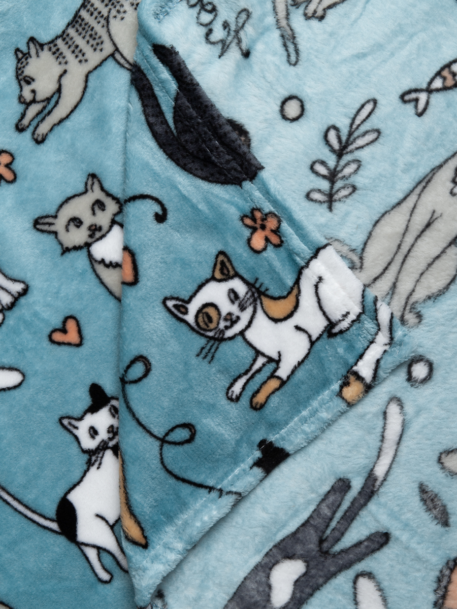 картинка Плед Texrepublic TF FN F132 b1420 Коты2 