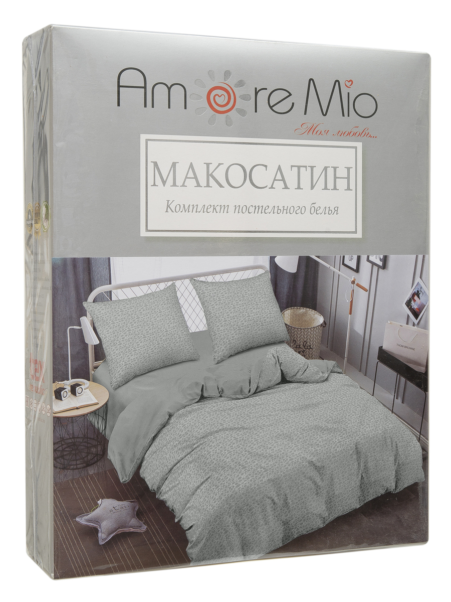 картинка Постельное бельё Amore Mio BZ QR Stone EURO Msh 