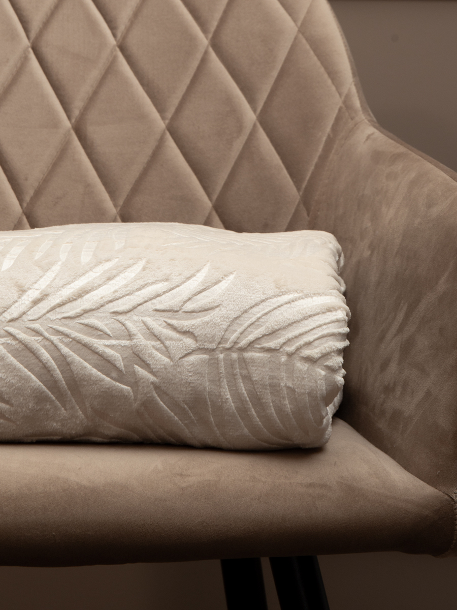 картинка Плед Texrepublic TF FNE CR2 003/1520 l-листья NC 