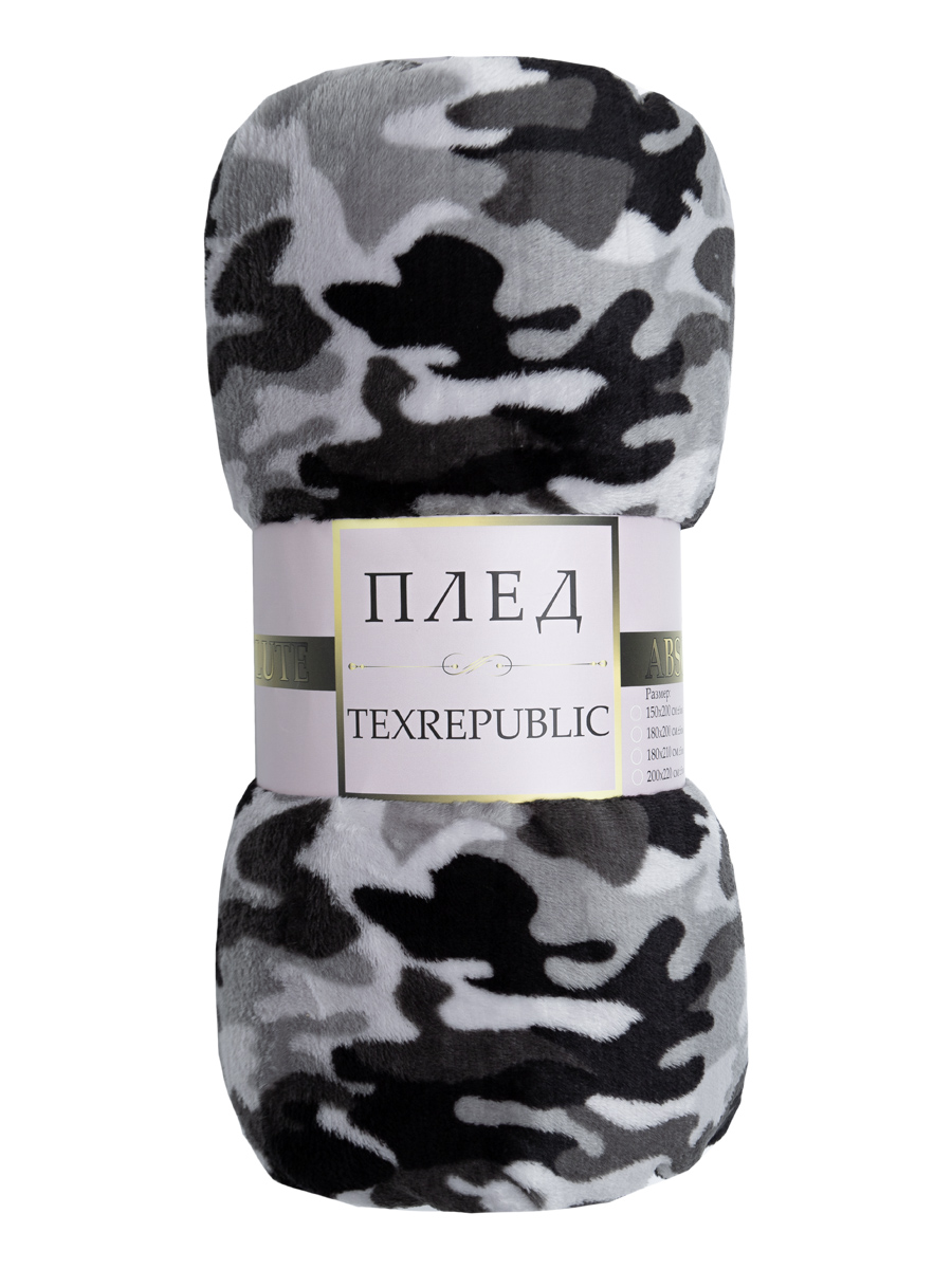 картинка Плед Texrepublic TF FN F144GY b1820 Камуфляж 