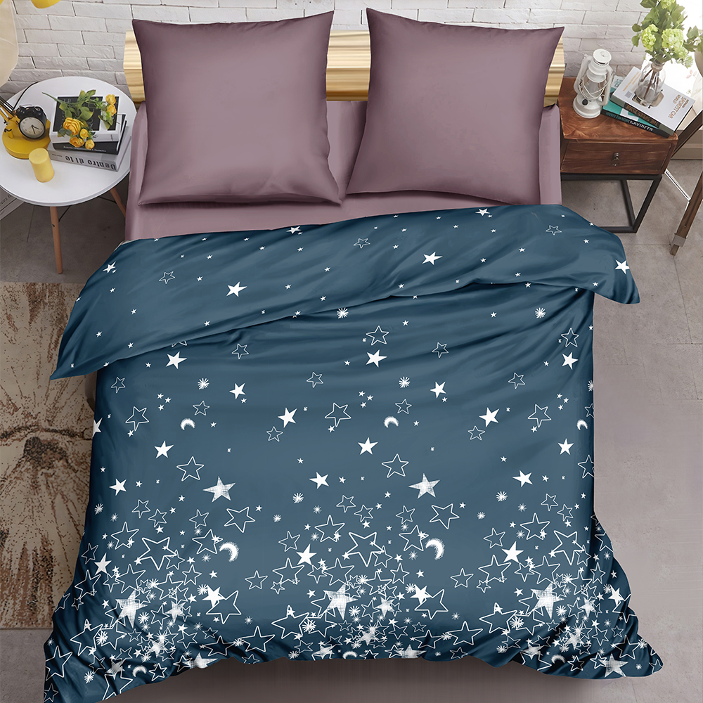 картинка Постельное бельё Amore Mio BZ QR Universe EURO LUX P combo 