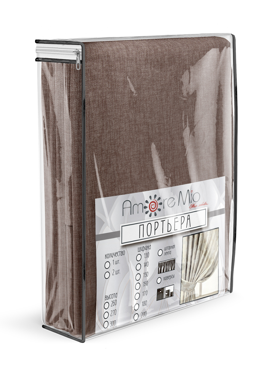 картинка Штора Amore Mio RR 102-21 2,0*2,7*1 бежевый 