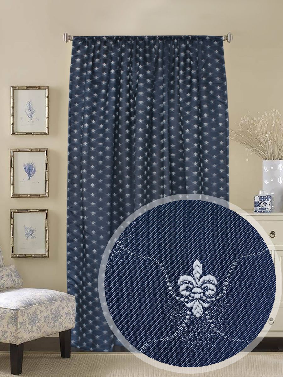 картинка Штора Amore Mio RR 611672-502 1,6*2,6*1 синий 