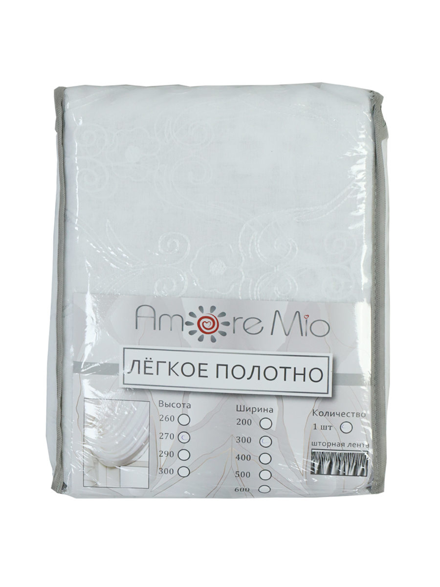 картинка Штора Amore Mio RR 6PL EJ215-01 ut 3,0*2,7*1 белый 