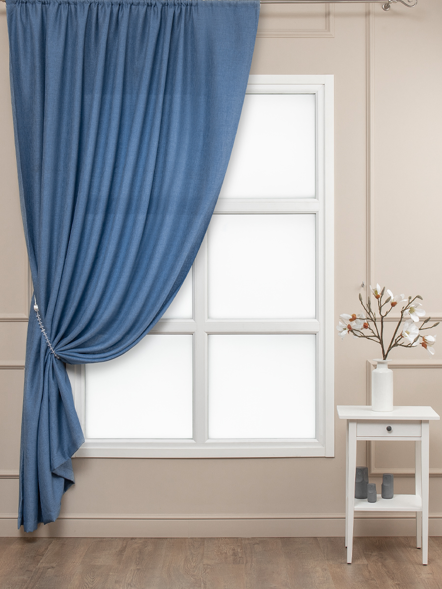 картинка Штора Amore Mio RR ZJM090-26 2,0*2,7*1 голубой 