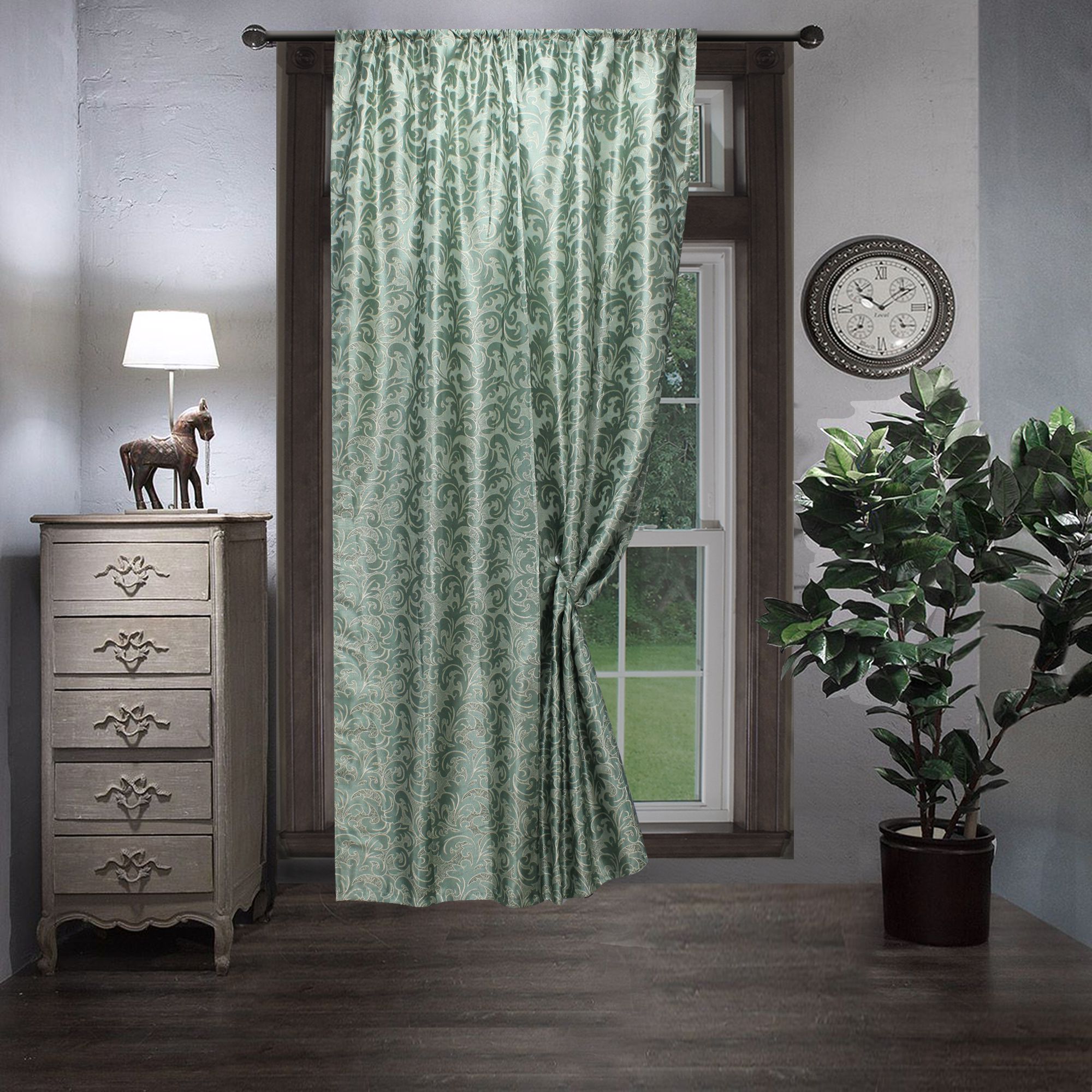 картинка Штора Amore Mio RR 384-81 1,4*2,7*1 ментоловый 