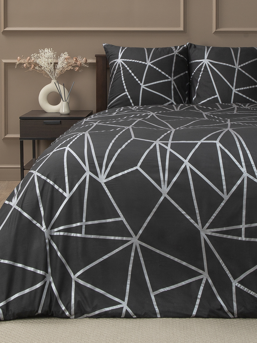 картинка Постельное бельё Amore Mio BZ QR Ice SINGLE Msh 