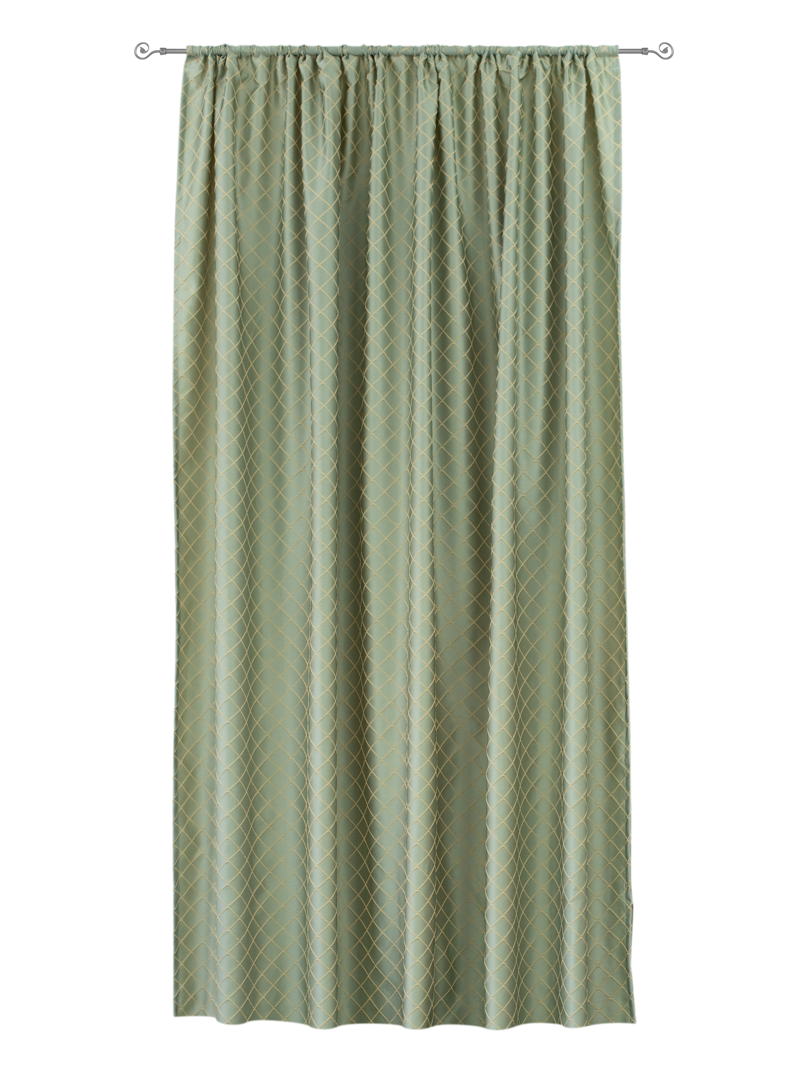 картинка Штора Amore Mio RR PL 80952-05 2,0*2,7*1 зелен/золот 