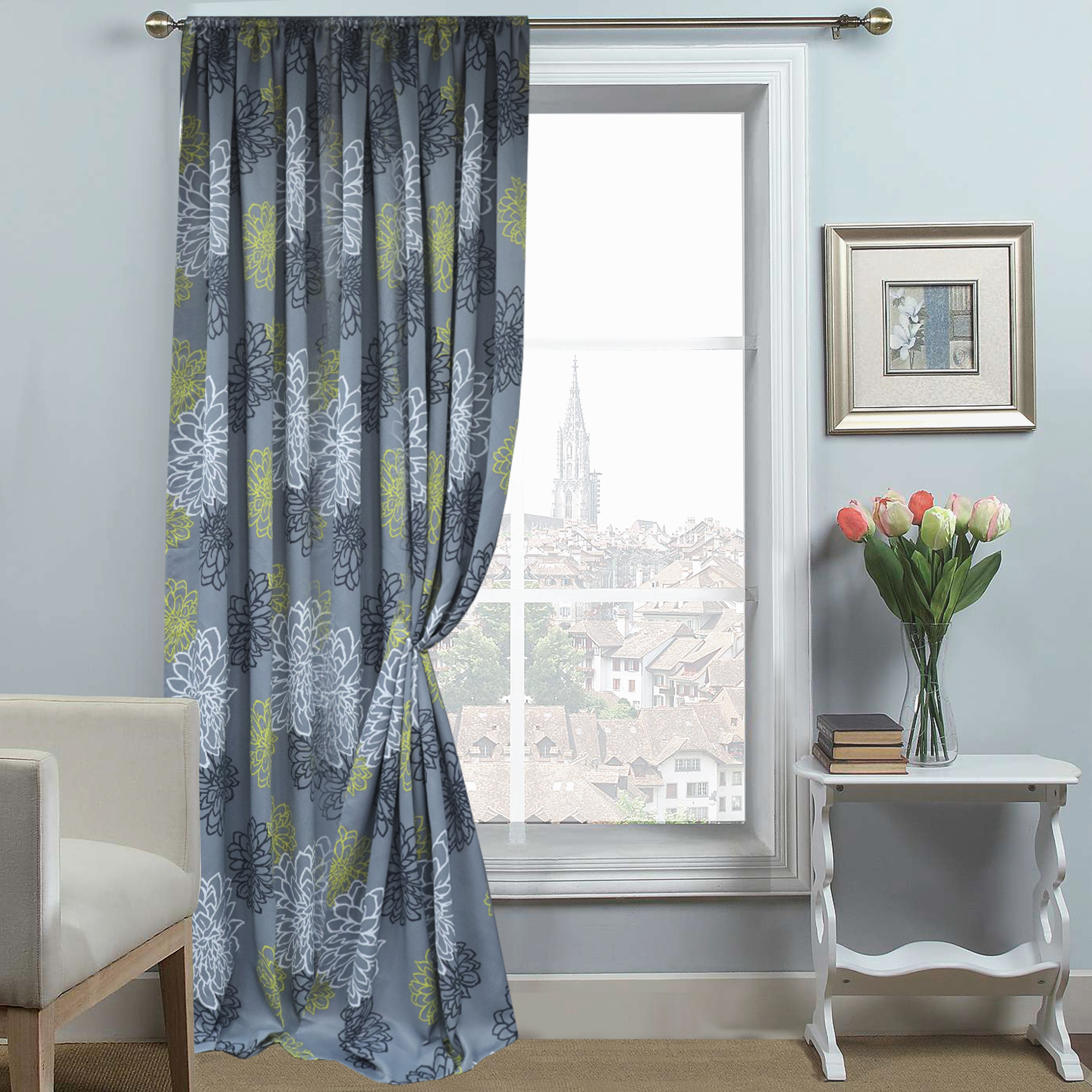 картинка Штора Amore Mio RR 3057-01 1,4*3,0*1 серый 