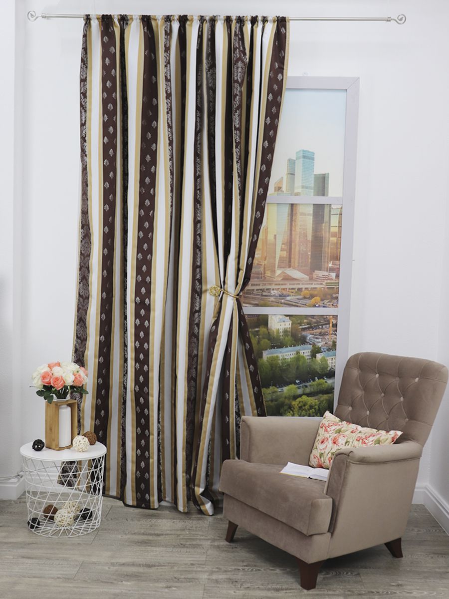 картинка Штора Amore Mio RR 532-3DX-19 1,4*2,7*1 венге 