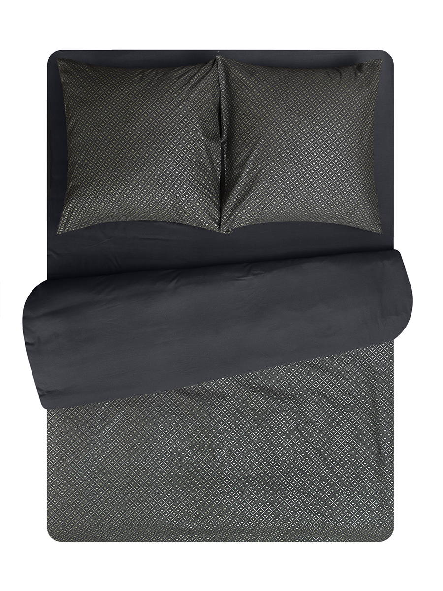 картинка Постельное бельё Amore Mio BZ QR Crown GY DOUBLE Msh 