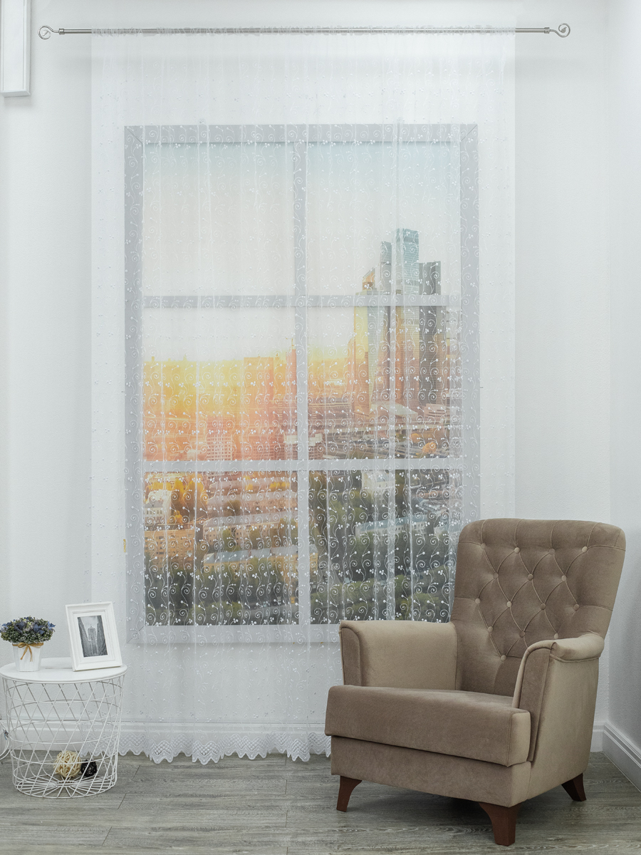 картинка Штора Amore Mio RR 908302-w 3,0*2,7*1 белый 