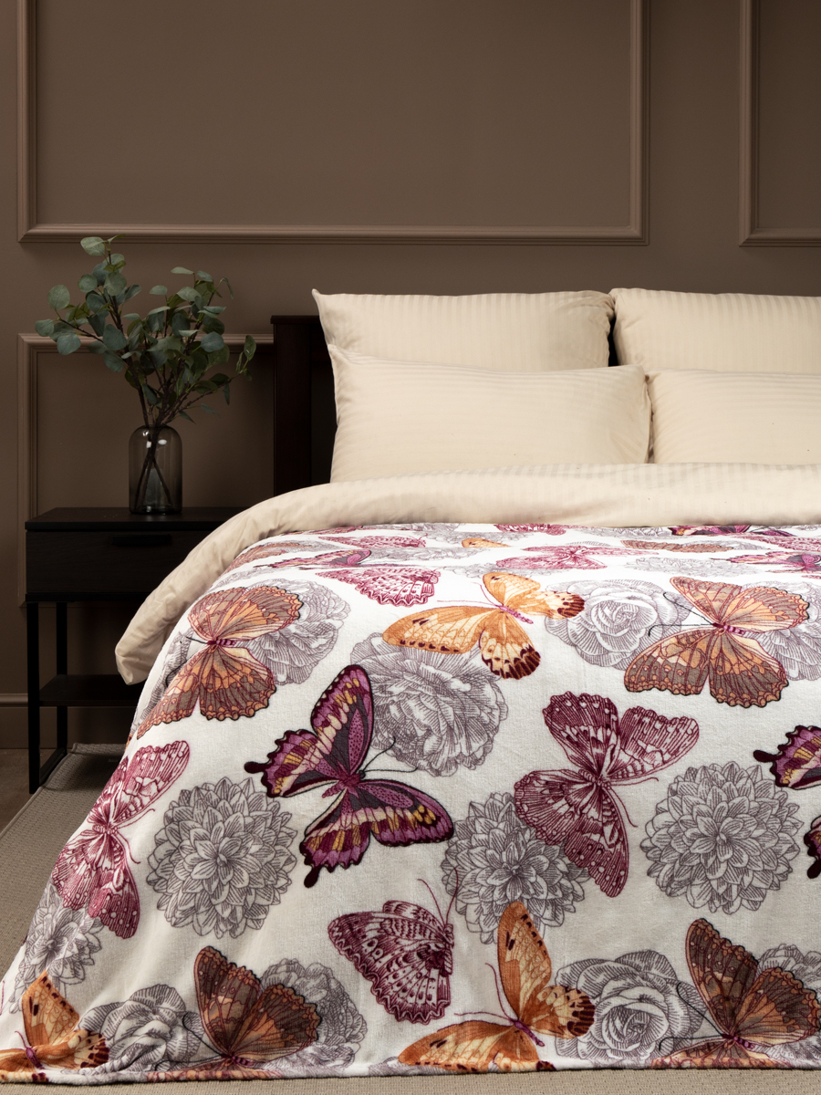 картинка Плед Texrepublic TF FN F108 b1520 Бабочки 