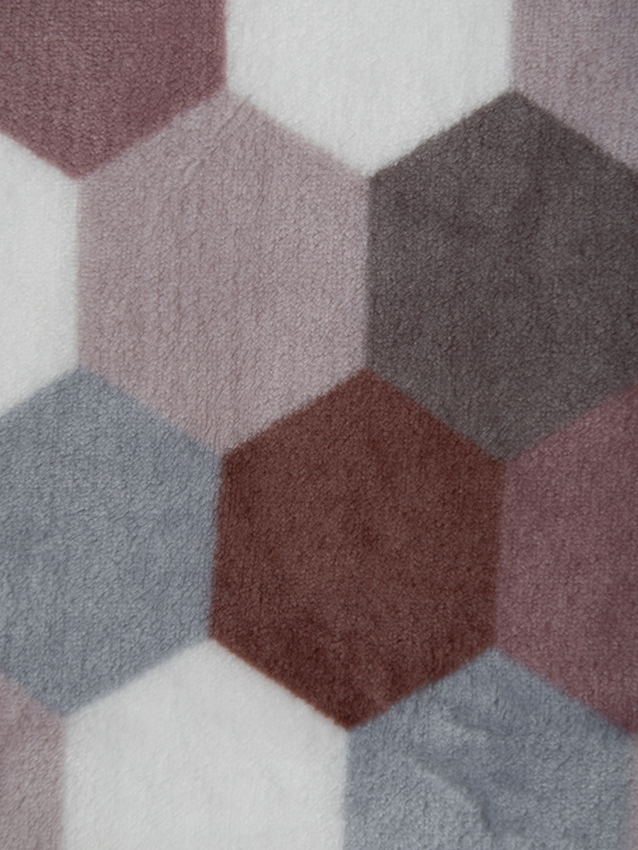 картинка Плед Texrepublic TF FN F142 a2022 Мозаика-соты 